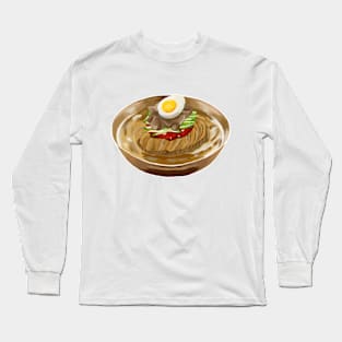 Cold Noodles Naengmyeon Long Sleeve T-Shirt